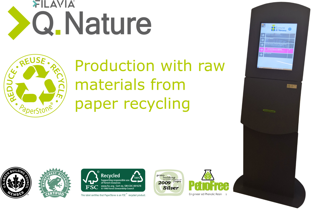 FilaVia Natur.Hall for the nature elimina code file persone natura recycle carta cartone legno riciclo riciclato pianeta ambiente produzione sostenibile